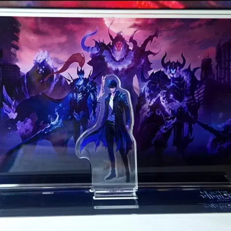[BUNJANG] Solo Leveling Limited Edition Sung Jin-Woo Acrylic Diorama Stand / 나혼자만레벨업 아크릴 한정판 아크릴스탠드 디오라마