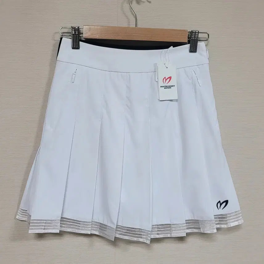 [BUNJANG] Master Bunny Edition Women's Lace Hem Pleated Culotte Skirt White / 마스터바니 여성 레이스 헴 플리츠 큐롯 스커트 (새상품)