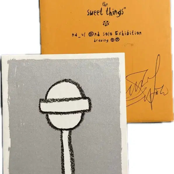 [BUNJANG] Yunaheal Second Solo Exhibition Pamphlet with Artist's Autograph / 유나얼 두번째 개인전 팜플렛 작가 친필 싸인
