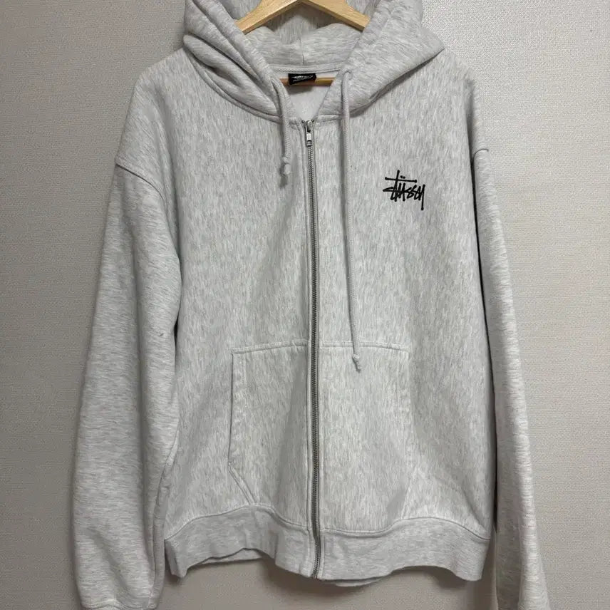 [BUNJANG] Stussy Hooded Zip-Up Sweatshirt / 스투시 후드집업