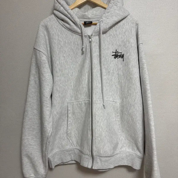 [BUNJANG] Stussy Hooded Zip-Up Sweatshirt / 스투시 후드집업