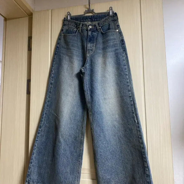 [BUNJANG] Sample Long Wide Bootcut Jeans / 샘플 롱 와이드 부츠컷 청바지