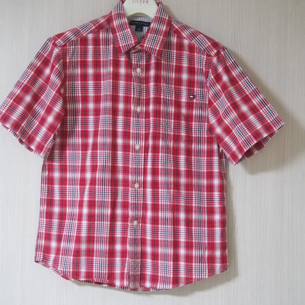 [BUNJANG] Tommy Hilfiger Women's Check Shirt Size 66 / 타미힐피거 - 정품 여름 셔츠 66