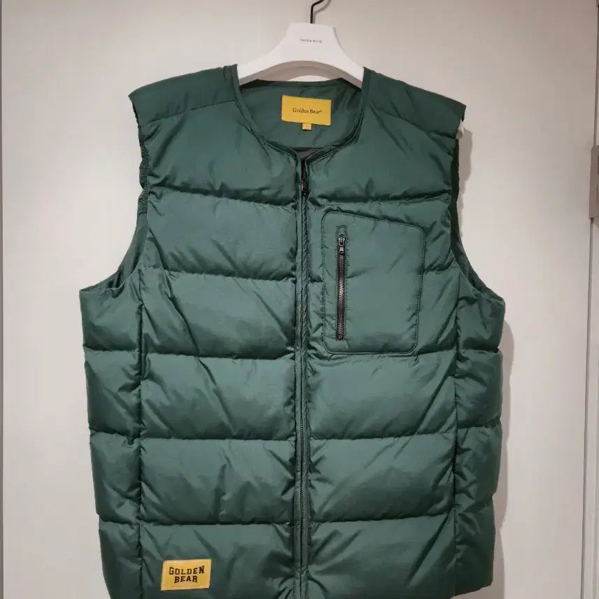 [BUNJANG] Golden Bear Round Full Zip Down Vest L / [골든베어] 라운드 풀집업 다운베스트 L