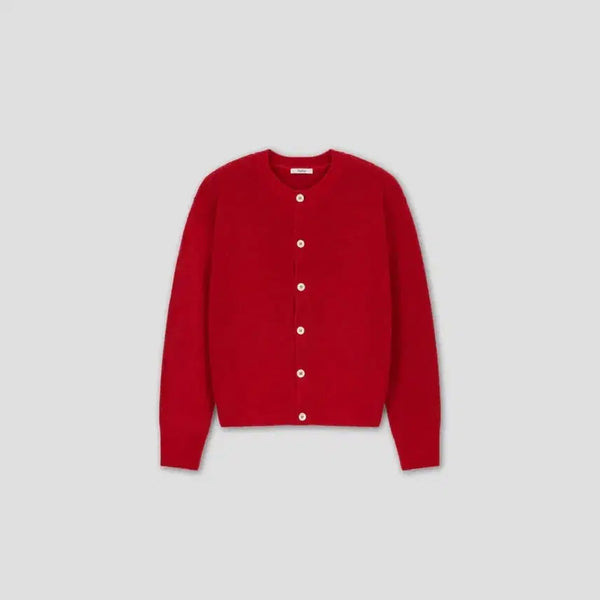 [BUNJANG] Tyle Mariniere Fine Wool Cardigan Red / [1] 타일레 MARINIERE FINE WOOL 가디건 레드