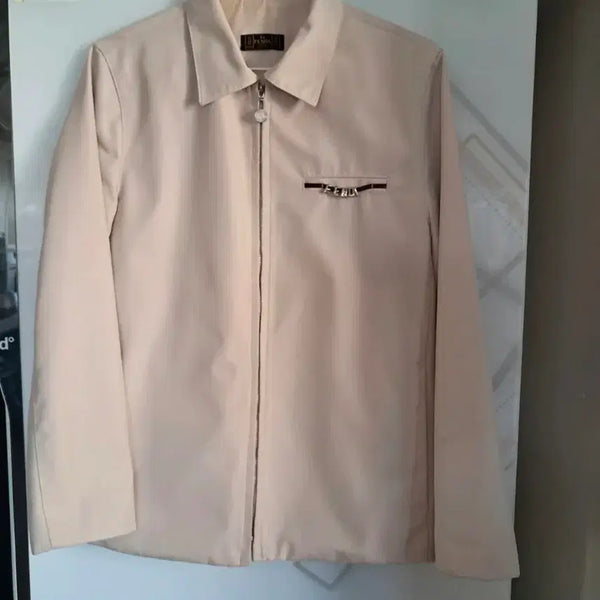 [BUNJANG] Fendi Ivory Spring Jacket / 펜디 정품 아이보리색 봄 자켓