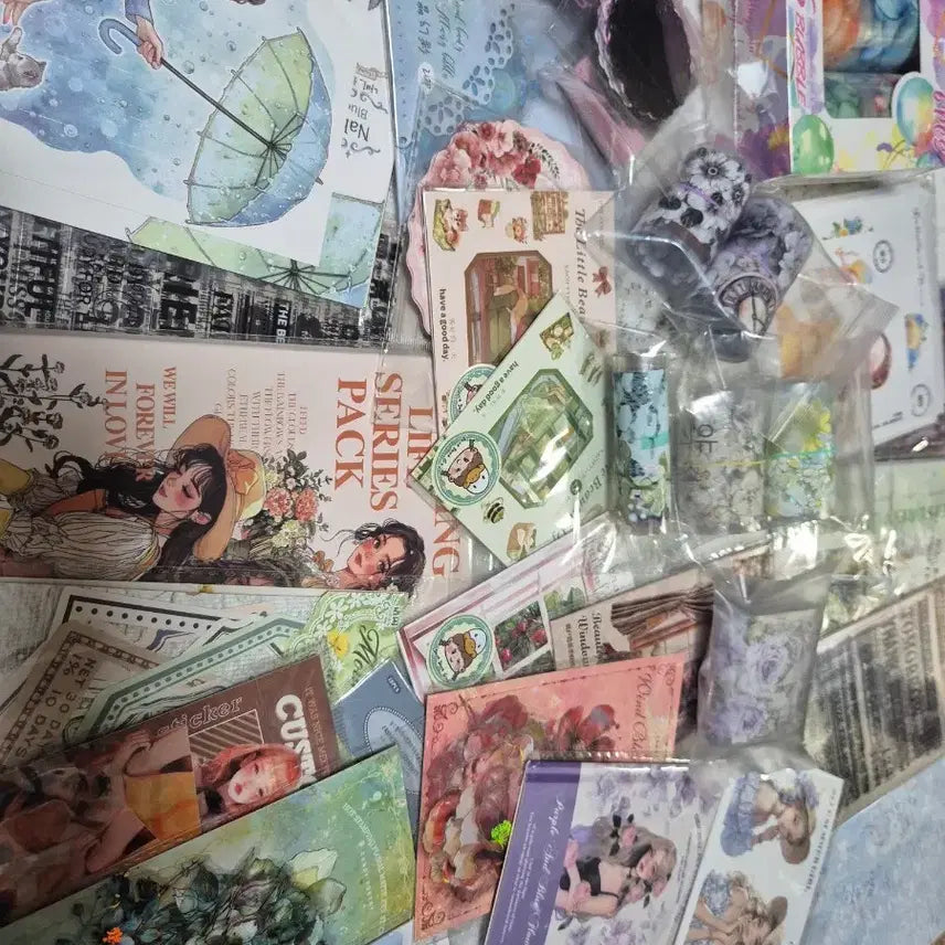 [BUNJANG] Vintage Scrapbooking Bundle Set / 감성 빈티지 다꾸템 일괄 처분