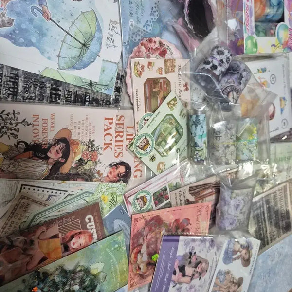[BUNJANG] Vintage Scrapbooking Bundle Set / 감성 빈티지 다꾸템 일괄 처분