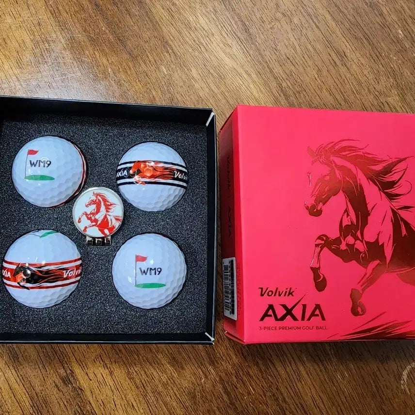 [BUNJANG] Volvik Golf Balls 4-Ball Set with Ball Marker / 볼빅 골프공 4구+볼마크