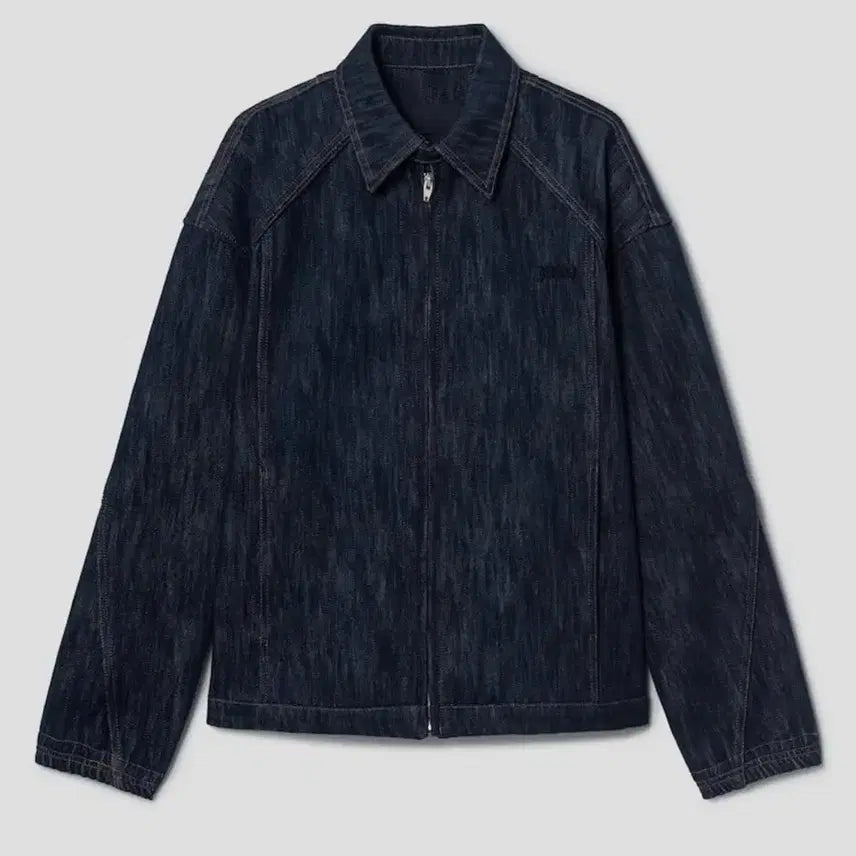 [BUNJANG] Juun.J 26SS Indigo Tone Keep Cotton Zip-Up Shacket Navy 48 / 준지 26ss 인디고 톤 킵 코튼 집업 셔켓 - 네이비 48 새상품