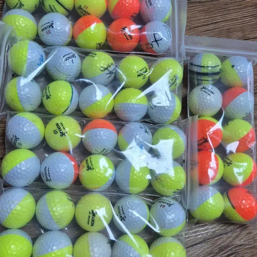[BUNJANG] Srixon Z-Star Split Color Golf Balls (50 Count) / 스릭슨 반반공 지스타 50알 로스트볼