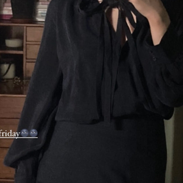 [BUNJANG] COS Tie Blouse / cos 타이블라우스