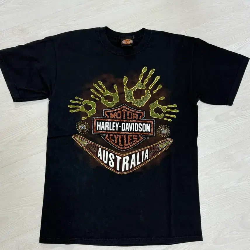 [BUNJANG] Harley-Davidson 90s Australian Theme T-Shirt / 90S 할리데이비슨 티셔츠 m