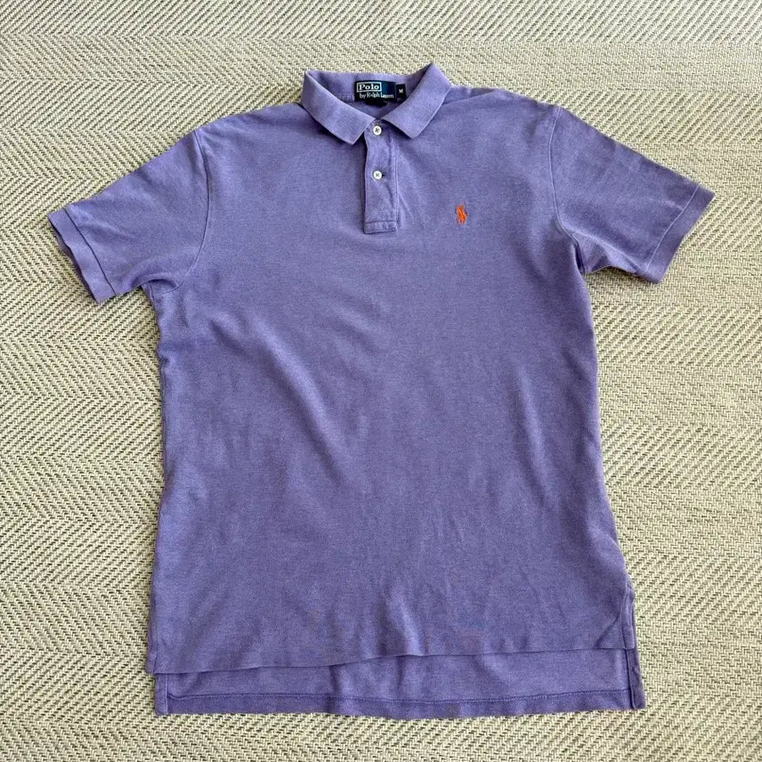 [BUNJANG] Polo Ralph Lauren Purple Short Sleeve Polo Shirt (M) / 폴로 랄프로렌 퍼플 반팔 폴로티/M