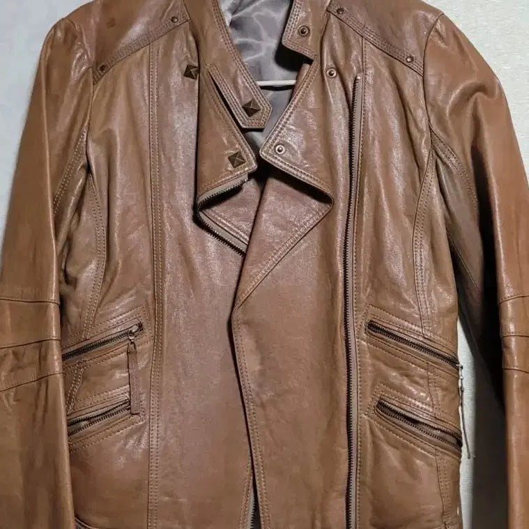 [BUNJANG] Brand Loss Leather Jacket / 양가죽 자켓(브랜드로스 55)