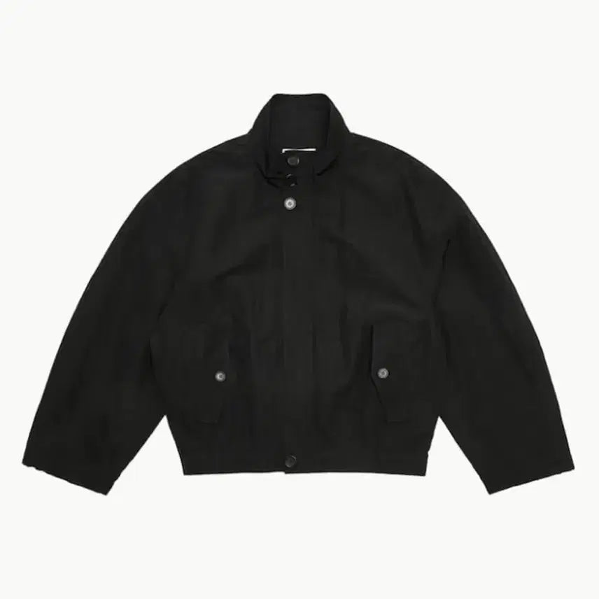 [BUNJANG] AMOMENTO Ripstop Volume Jumper Black / 아모멘토 립스탑 볼륨 점퍼 M