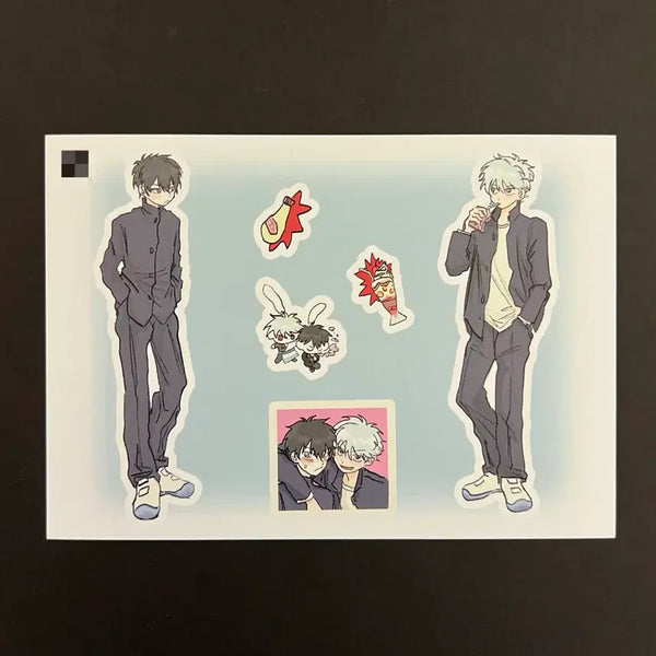 [BUNJANG] Gintama Gintoki & Hijikata Samjet Sticker / 은혼 긴타마 고고마님 긴토키 히지카타 긴히지 삼젯 스티커 굿즈
