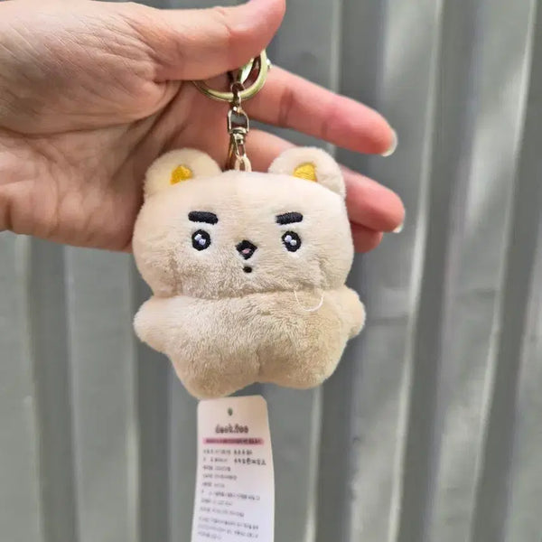 [BUNJANG] Dog Figure Charm Keychain / 요즘강아지 덕구 인형키링