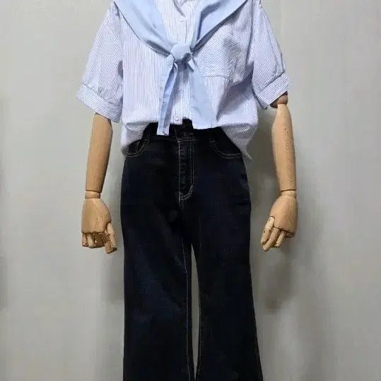 [BUNJANG] Mills Studio Striped Shirt / 밀스튜디오 스트라이프 셔츠