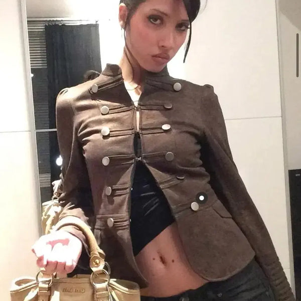 [BUNJANG] Sculptor Brass Napoleon Jacket Khaki M / 스컬프터 나폴레옹 자켓 카키 M Brass Napoleon Jacket