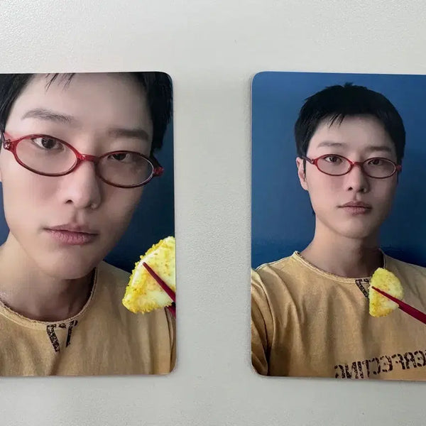 [BUNJANG] WOODZ Cho Seung Youn Eyeglasses Mandu POB Photocard Set / WOODZ 우즈 조승연 안경만두 특전 포카(미개봉)세트