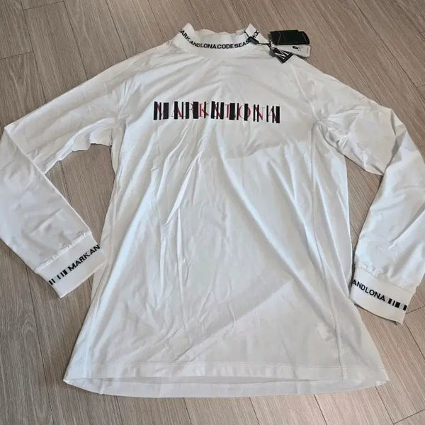 [BUNJANG] Mark &ロナ Long Sleeve T-shirt XL White / 마크앤로나 골프 긴팔 티셔츠 새제품 50(XL)사이즈