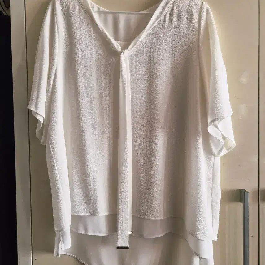 [BUNJANG] Joinus White Blouse / 조이너스 반팔 블라우스