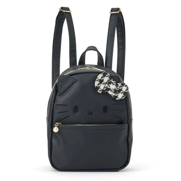 [BUNJANG] Sanrio Hello Kitty Monokuro Girl Backpack / 일본가) 산리오 오리지널 헬로키티 모노쿠로 걸리 백팩 모노톤 블랙 가방