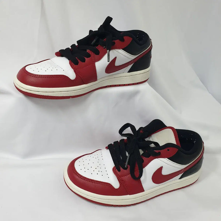 [BUNJANG] Dooha Vintage Nike Air Jordan 1 Low White Gym Red Sneakers / 두하빈티지 230 나이키 조던 1 로우 화이트 짐레드 스니커즈