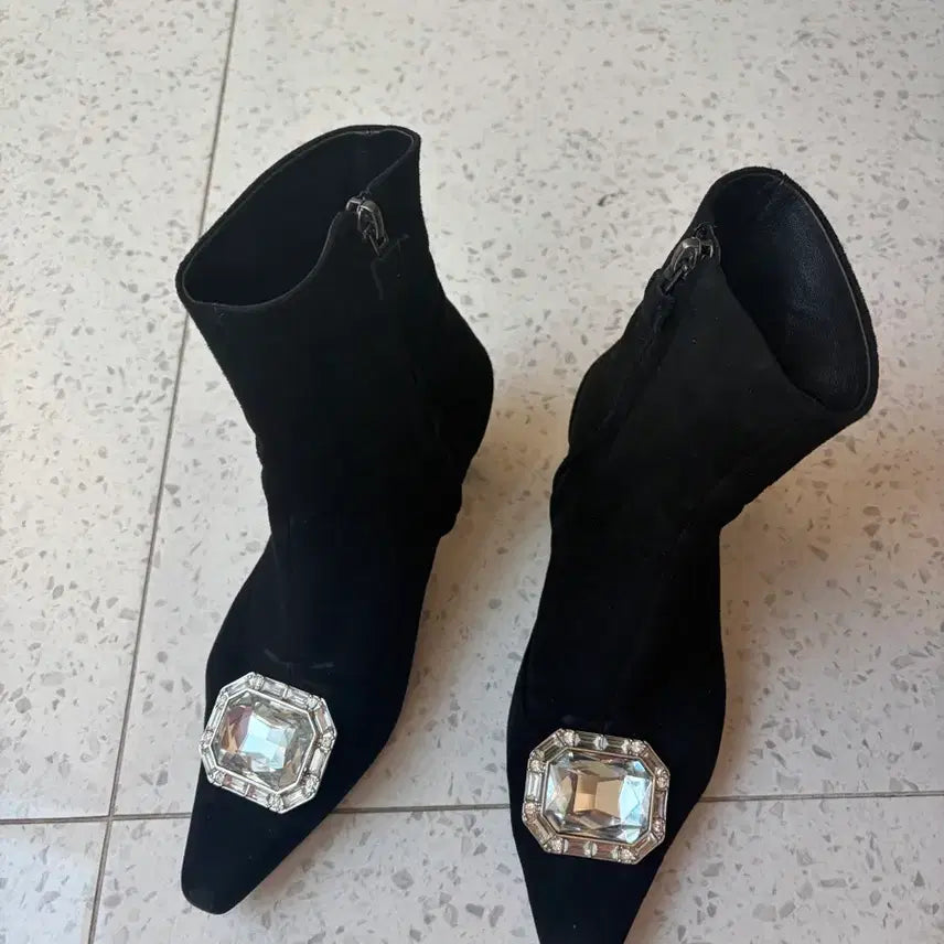 [BUNJANG] Obzee Jewel Boots / 한섬 오브제 보석부츠