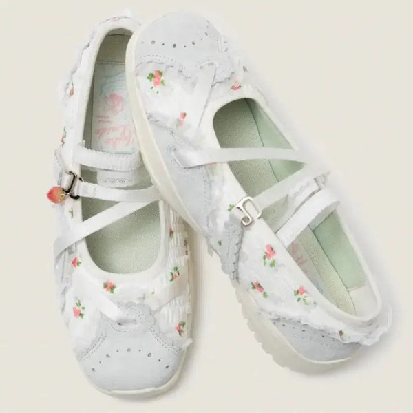 [BUNJANG] Jollyraid Fluffy Citrus Rococo Leto White Shoes / 졸리레이드 플러피시트러스 로코코 레토 화이트 235