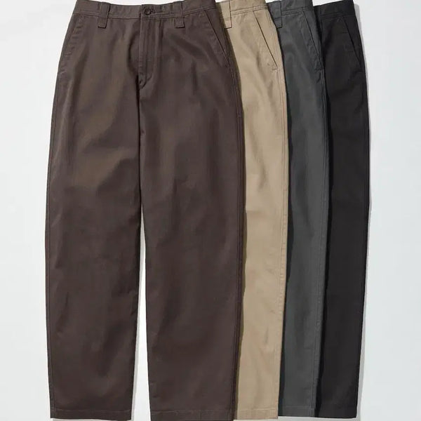 [BUNJANG] Uniqlo Wide Fit Chino Pants Beige / 유니클로 와이드핏 치노팬츠 베이지색
