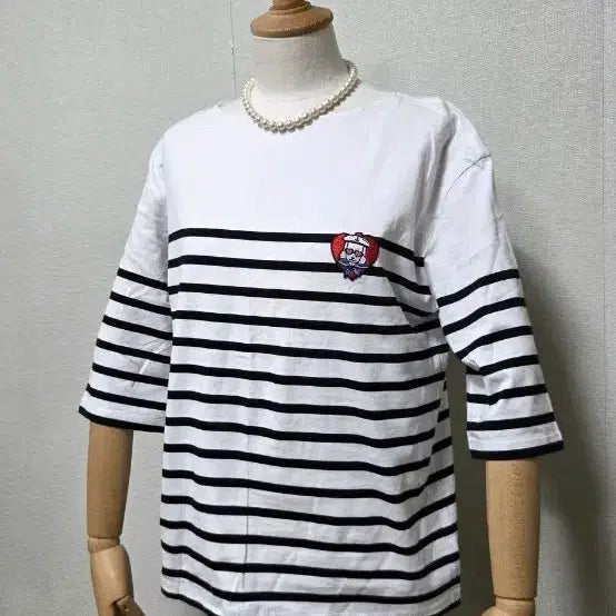 [BUNJANG] Atelier Majolie Striped T-Shirt / 아뜰리에 마졸리 단가라티