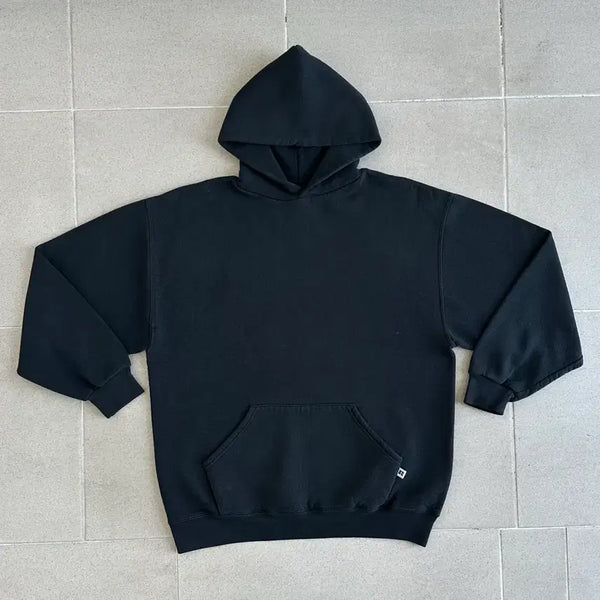 [BUNJANG] Vintage Russell Black Hoodie L / 90s 빈티지 러셀 후드 블랙 L