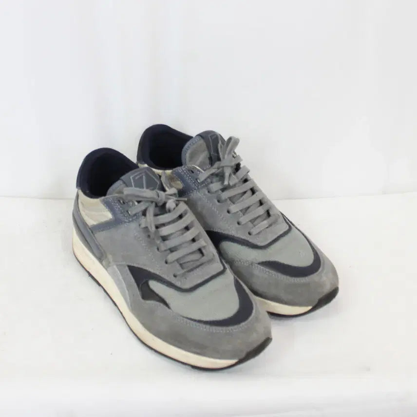 [BUNJANG] Ermenegildo Zegna Z-Zegna Men's Luxury Silver Grey Sneakers / [정품] 제냐 Z-제냐 남성 럭셔리 스니커즈 (260) 상상샵