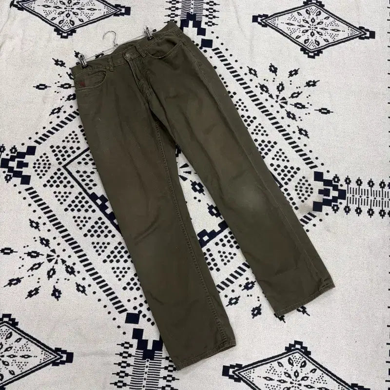 [BUNJANG] Polo Ralph Lauren Khaki Cotton Pants 29 Inch / 폴로 랄프로렌 카키 코튼팬츠 면바지 29인치 P00055