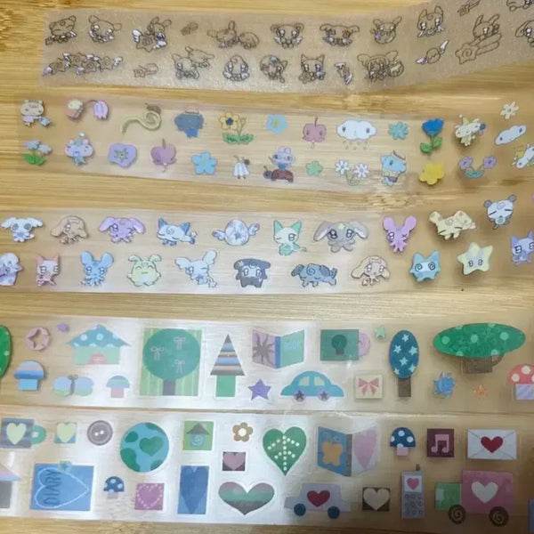 [BUNJANG] Hoohooee, Kejim Village, Yoongoo, Glen, Ssoo Cut-out Stickers / 후후이 수수 케짐빌리지 윤구 글렌 키스컷