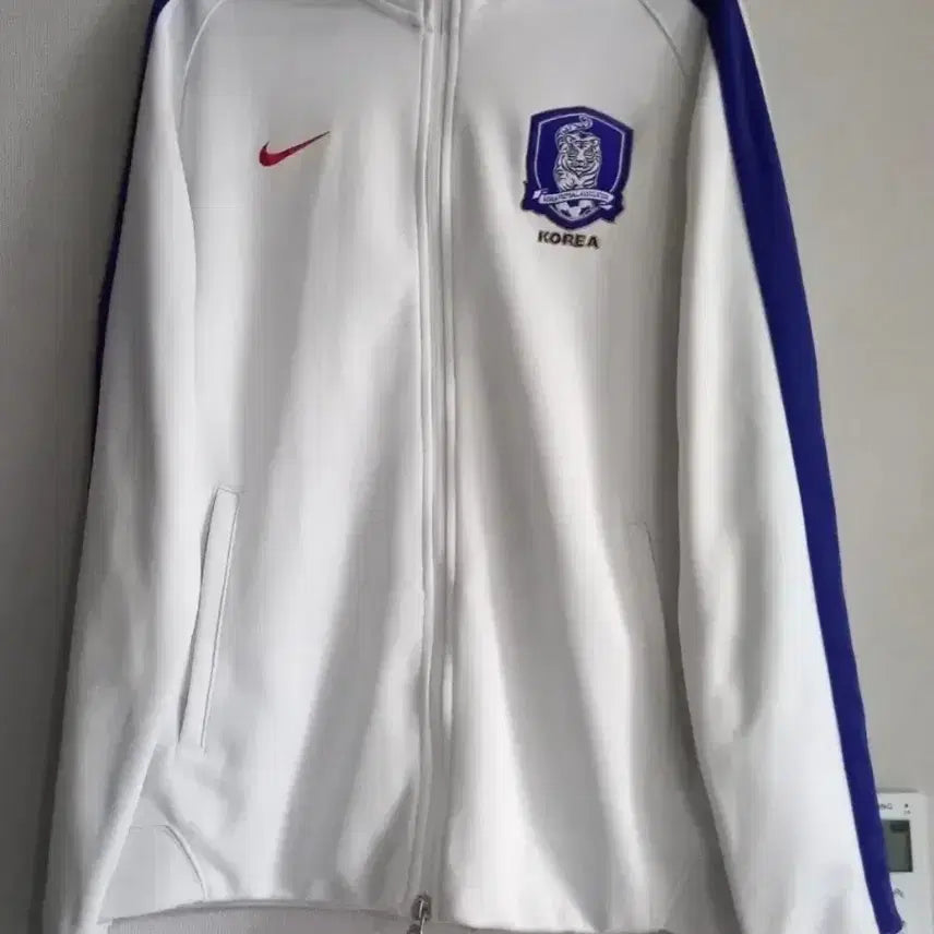 [BUNJANG] Nike Korea National Team White Track Top Jersey / 나이키 코리아 KOREA 국대 화이트 트랙탑 저지 져지집업 100/L