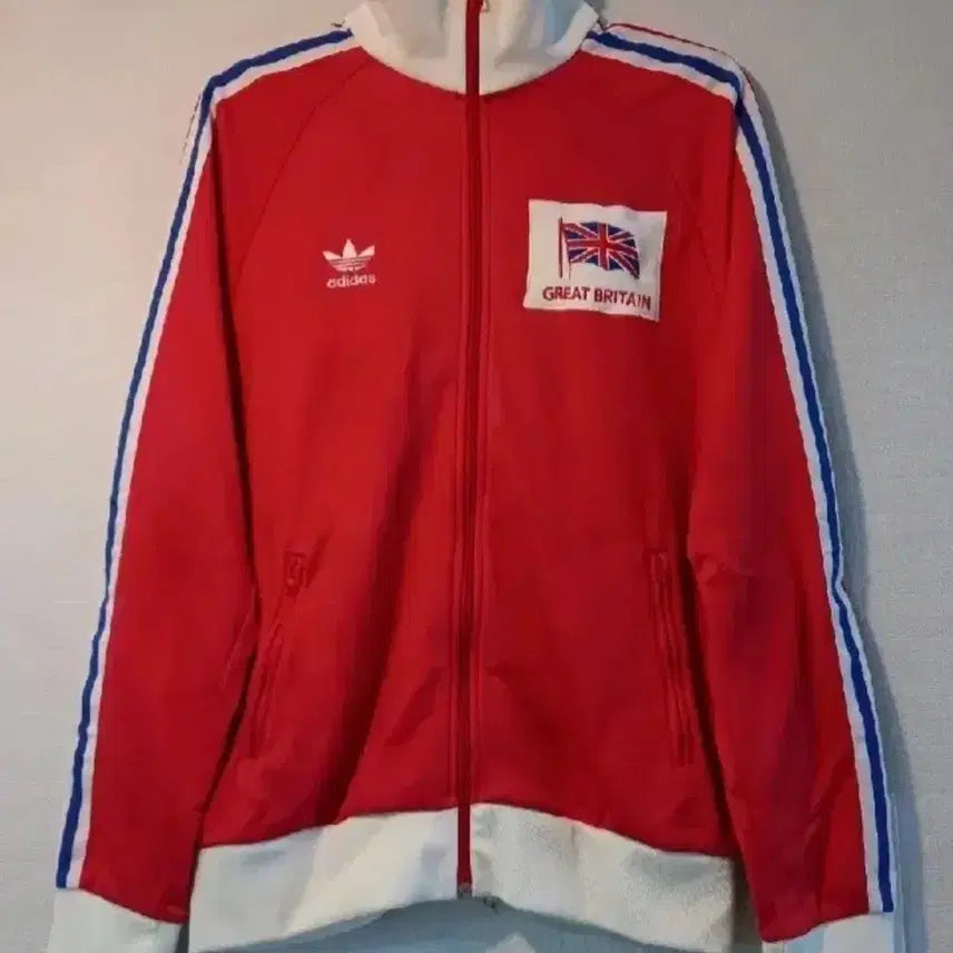 [BUNJANG] Adidas Rare UK Track Top Jersey / 아디다스 대장급 희귀 영국 트랙탑 저지 져지집업 85/XS