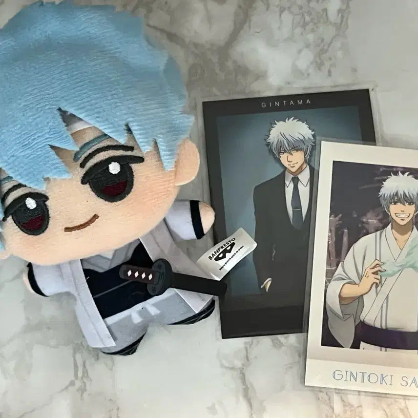 [BUNJANG] Gintama Gintoki White Demon Chibi Plush Bundle / (가격내림X) 은혼 긴토키 백야차 치비누이 파샤 일괄