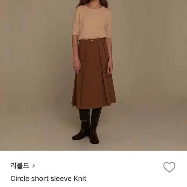 [BUNJANG] Re:Bold Orange Knit Cardigan Set / 리볼드 오렌지색 니트 반팔 + 가디건 set