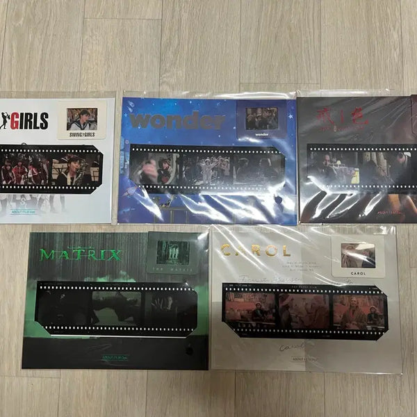 [BUNJANG] CGV About Film Bundle Set / CGV 어바웃필름 5종 일괄 필름마크