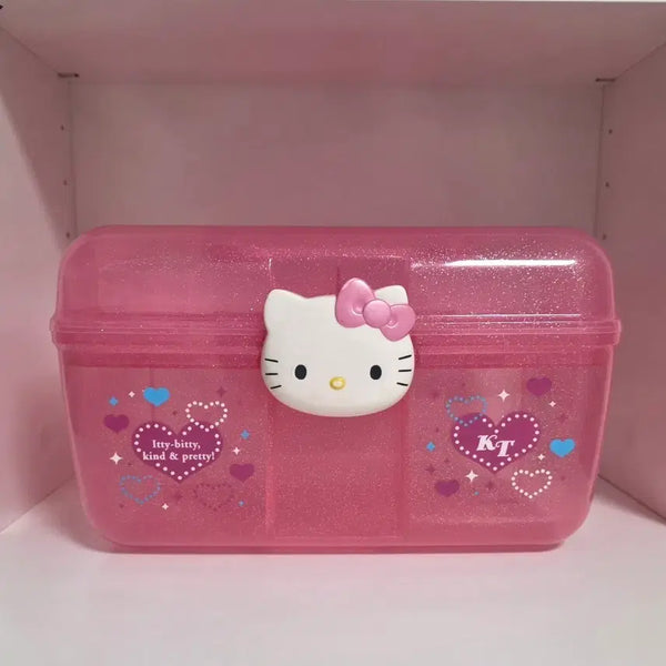 [BUNJANG] Vintage Hello Kitty 2-Tier Storage Organizer / [고전키티]2단 수납 정리함