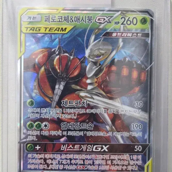 [BUNJANG] Pokemon Card Ferrothorn & Scizor Tag Team GX / 포켓몬카드 페로코체&매시붕 태그팀 GX 팝니다