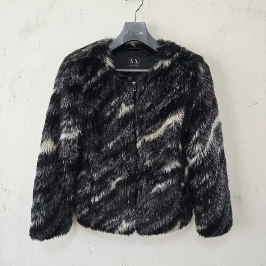 [BUNJANG] Armani Exchange Faux Fur Jacket S / 아르마니 익스체인지 퍼 자켓 S