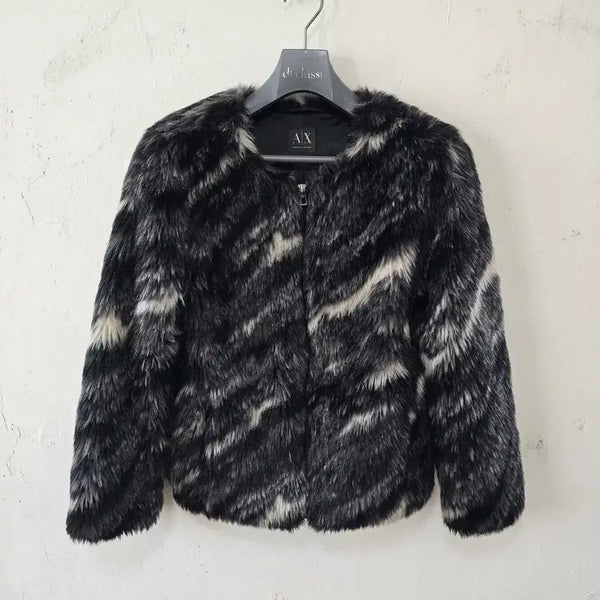 [BUNJANG] Armani Exchange Faux Fur Jacket S / 아르마니 익스체인지 퍼 자켓 S