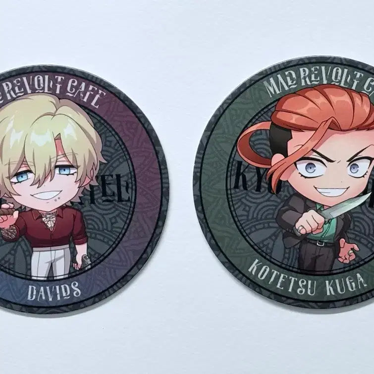 [BUNJANG] Human Bug University Davitz & Kuga Coaster Set / 휴먼버그대학교 굿즈 다비츠&쿠가