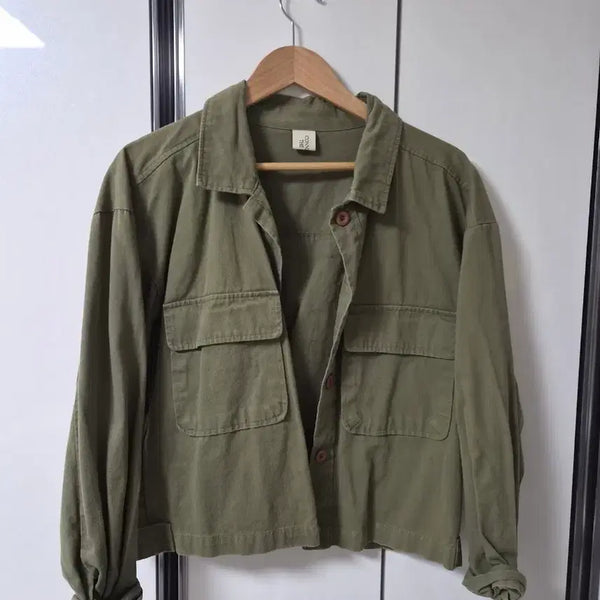 [BUNJANG] Park Two CTD Khaki Shirt / 파크투 ctd 카키 셔츠