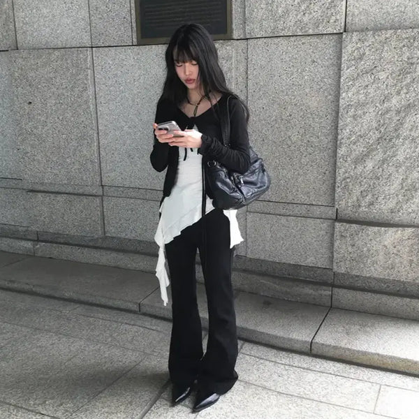 [BUNJANG] Anynomore Riben Slim Fit Bootcut Pants (M Size) / 애니원모어 [봄팬츠/골반패드] 리벤 슬림핏 부츠컷 팬츠