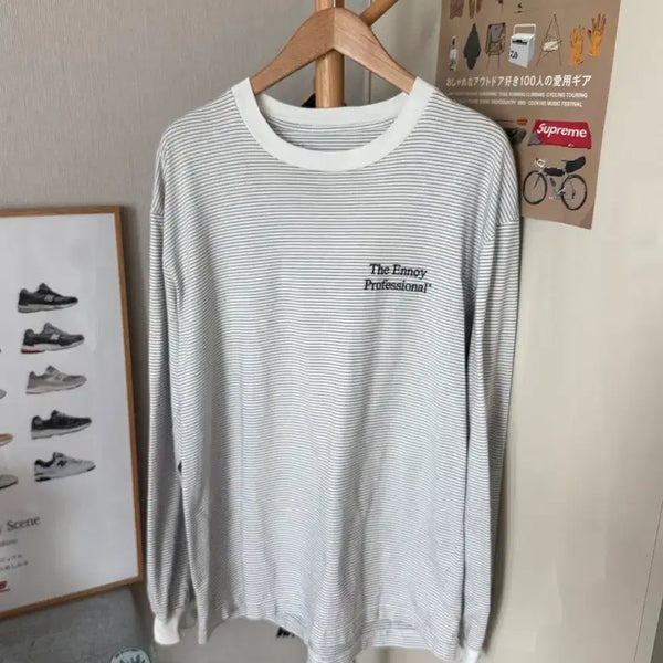 [BUNJANG] Ennoy Border Long Sleeve T-Shirt / 엔노이 Ennoy Border L/S T-shirt